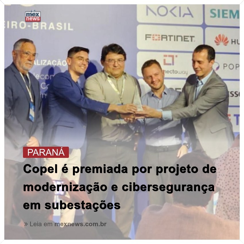 Capa do áudio: Copel é premiada por projeto de modernização e cibersegurança em subestações
